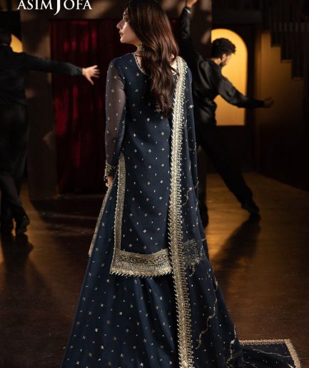 Chiffon Embroidered Dress