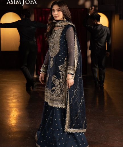 Chiffon Embroidered Dress