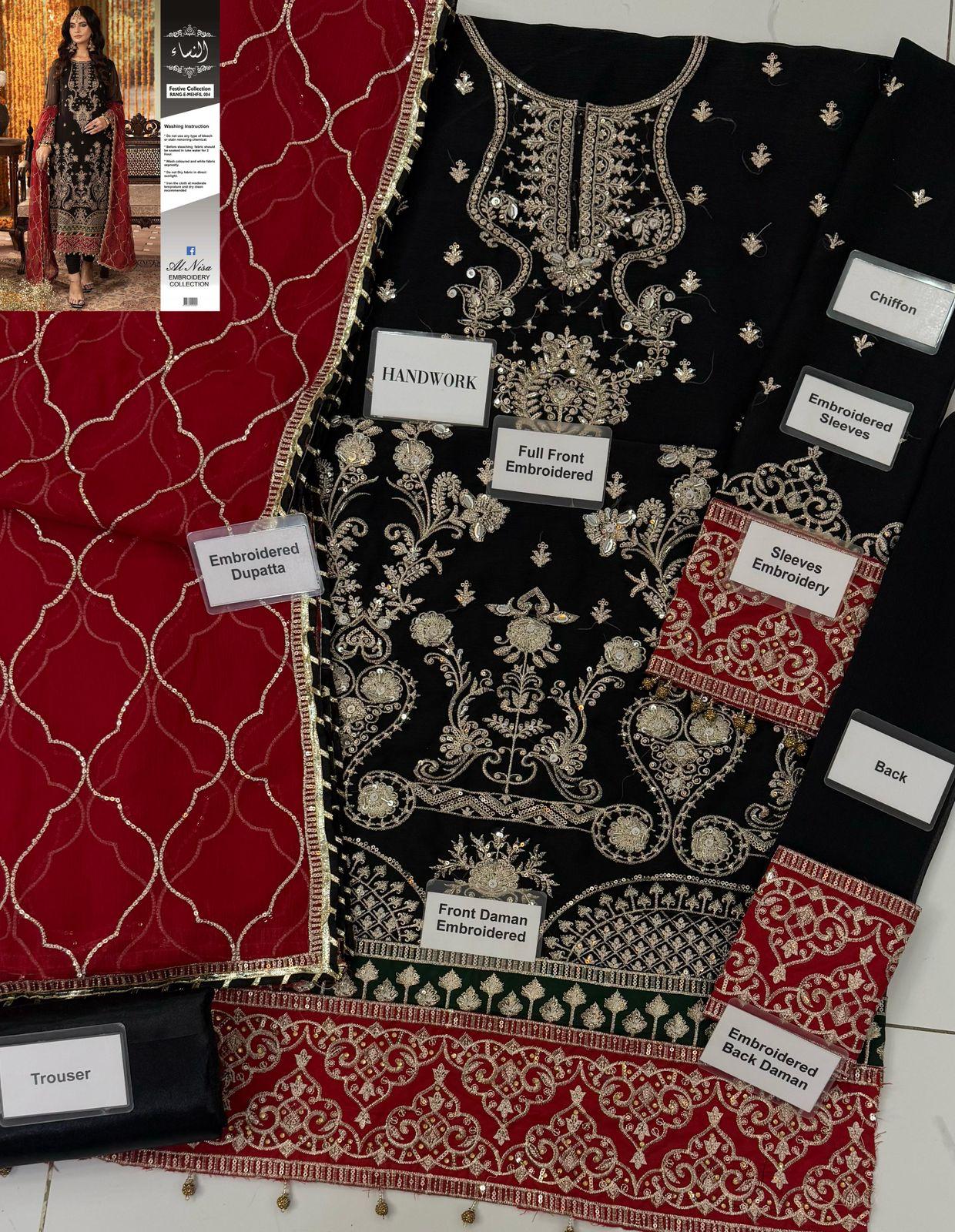 Rang-E-Mehfil D04 (1) Luxury Chiffon Embroidered Dress